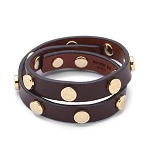 Tory Burch Double Wrap Logo Bracelet